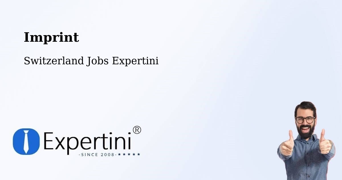 Imprint – Walchwil - Switzerland Jobs Expertini